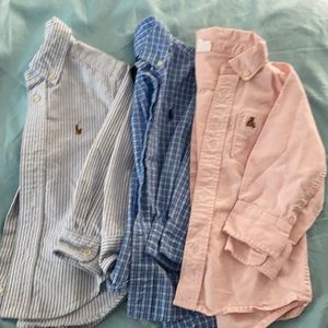 Ralph Lauren & baby gap long sleeve shirts 2T